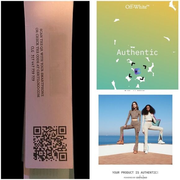 BNWT Off-White Mini Industrial Web Logo Belt main image 4